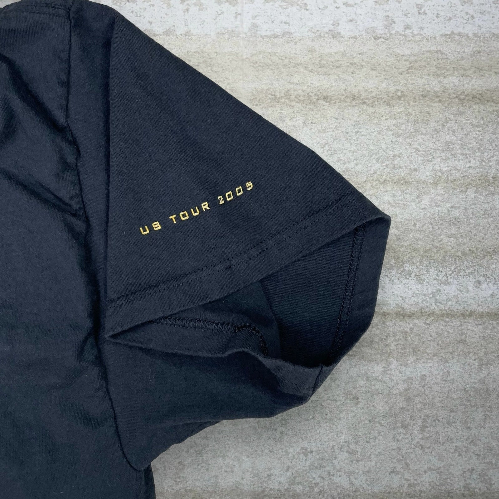 Vintage Paul Mccartney US Tour T Shirt Concert Jet Black Cotton