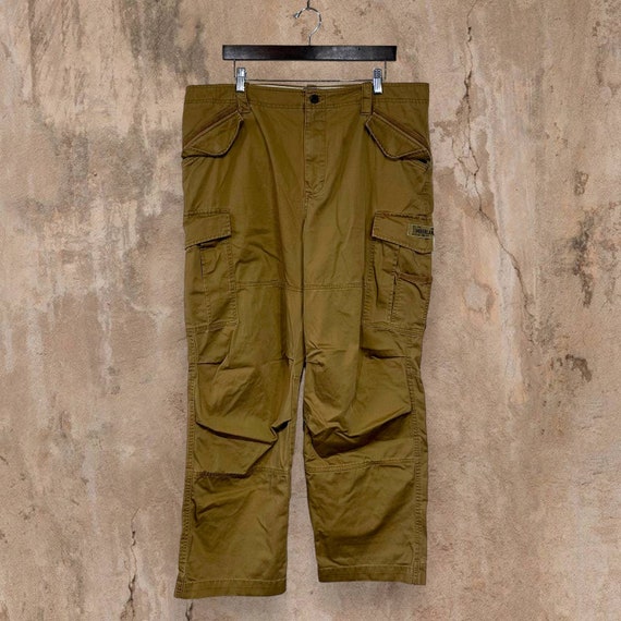 Vintage Timberland Cargo Pants Tan Baggy Fit Work… - image 3