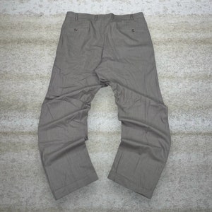 Vintage Polo Ralph Lauren Dress Pants 36x32 Hazel Green Pleated Front Relaxed Fit 90s
