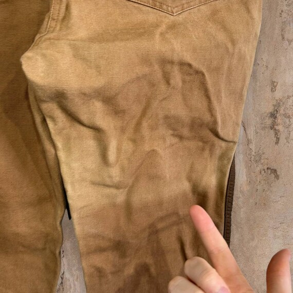 Vintage Walls Double Knees Canvas Work Pants Came… - image 7