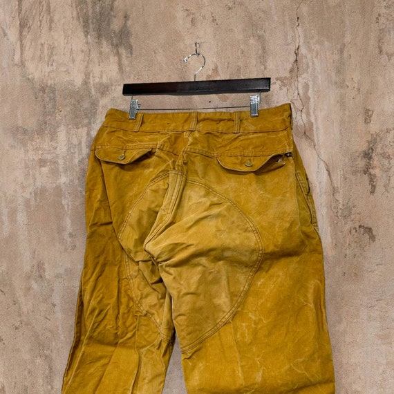 True Vintage Red Head Work Pants Tan Canvas Baggy… - image 1