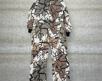 Vintage Predator Camo Jacket 1990s Realtree Predator Camo Zip