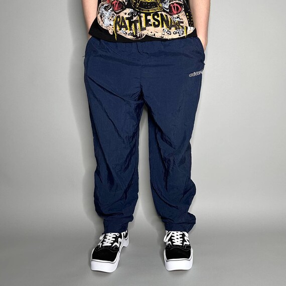 Adidas track pants ankle zip top