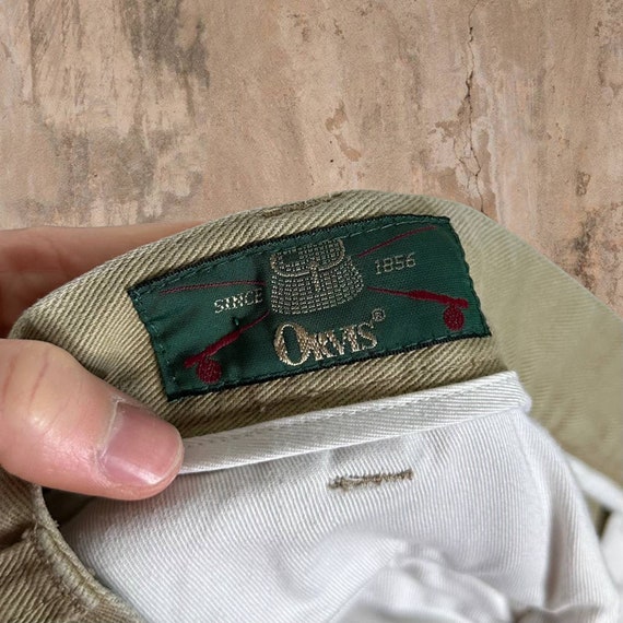 Vintage Orvis Casual Pants Tan Baggy Fit Flat Fro… - image 6