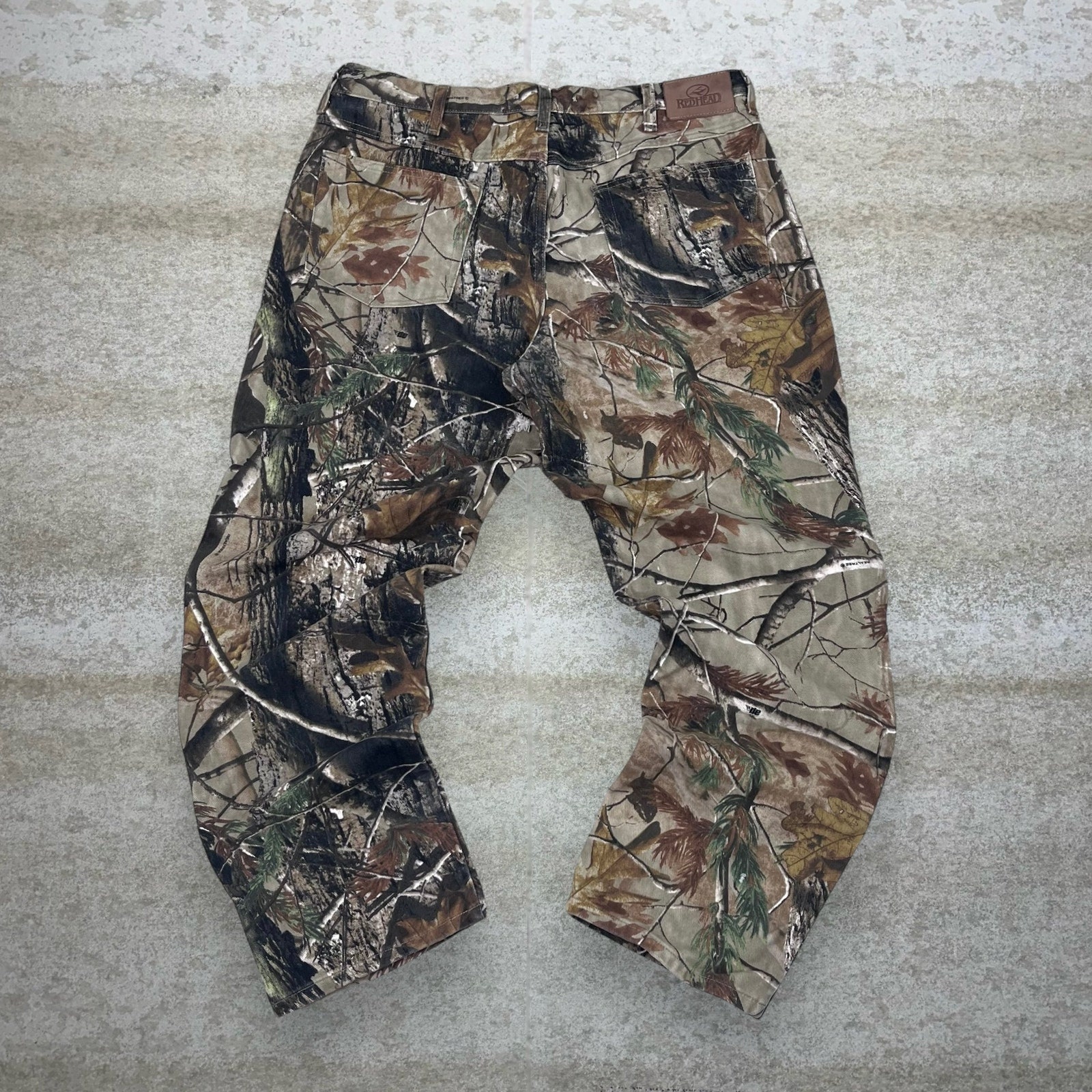 大特価 チラシ Vintage Redhead Baggy 40x32 Jeans Camo Hunting Tree Real パンツ