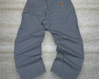Carhartt painter pants 38×32 Carhartt Double Knee Canvas Carpenter Work Pants Size 38 x