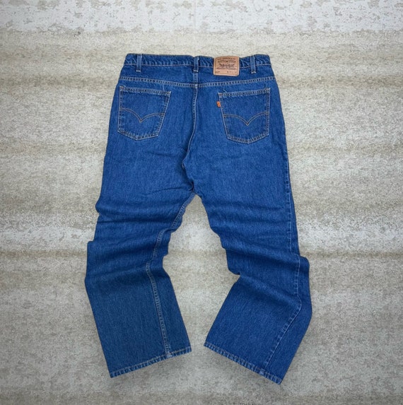 Vintage Orange Tab Levis Jeans 40x32 517 Bootcut … - image 1