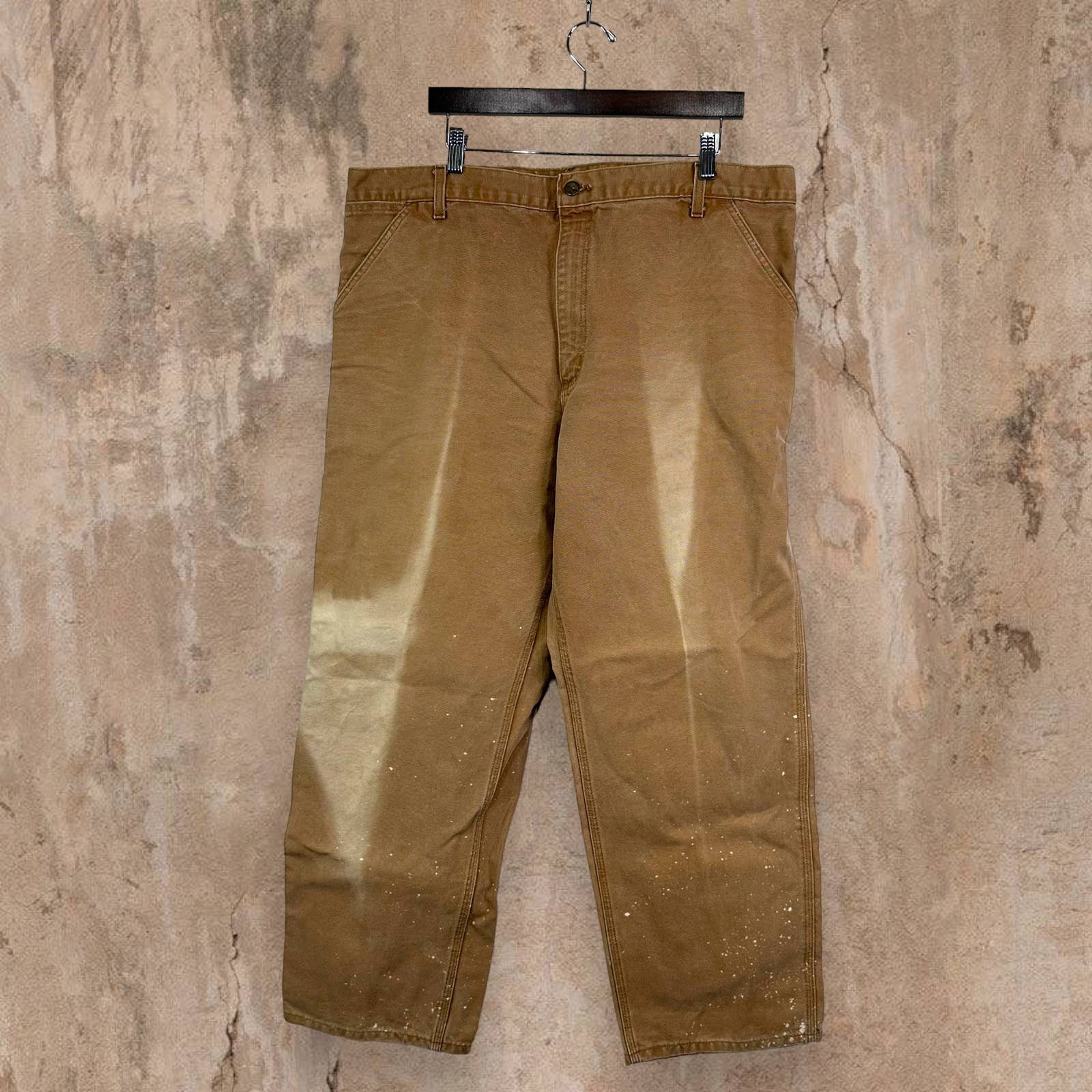 Vintage Carhartt Carpenter Pants Tan Canvas Union Made in USA