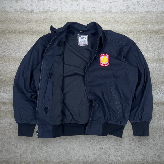 Vintage JROTC US Army Jacket Mens M Black Cotton Canvas Full Vintage JROTC US Army Jacket Mens M Black Cotton Canvas Full