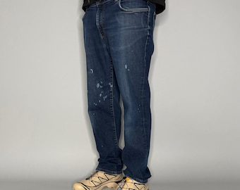 Jeans vintage Patagonia Y2K, taglia 38x32, vestibilità comoda, lavaggio scuro.