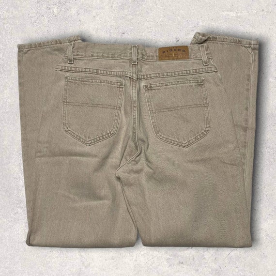 Vintage Tan Lee Riders Relaxed Fit Jeans Tapered Union Made in USA