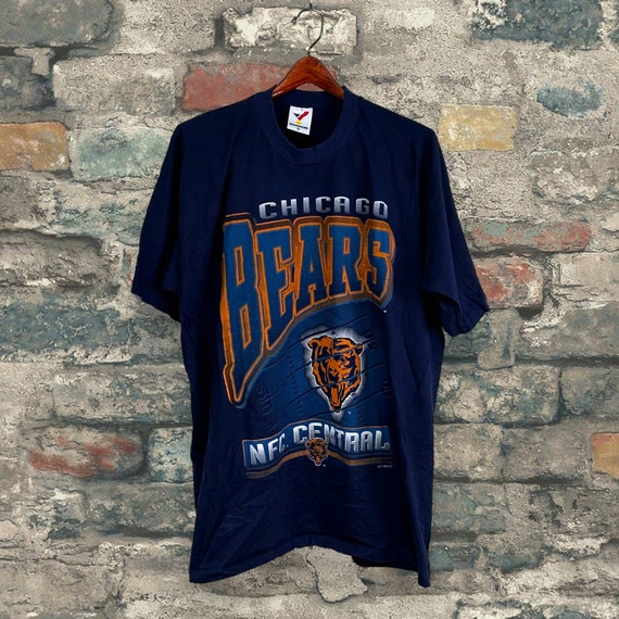 Vintage Chicago Bears NFC Central Shirt Navy Blue… - image 1