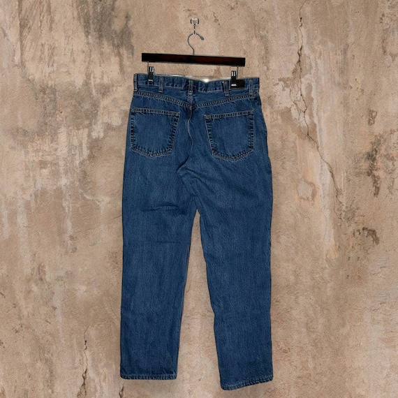 Lands end flannel lined jeans discount