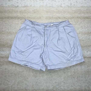 Vintage Nike Khakis Shorts 36x7 Pale Blue Baggy Fit Loose Early 90s