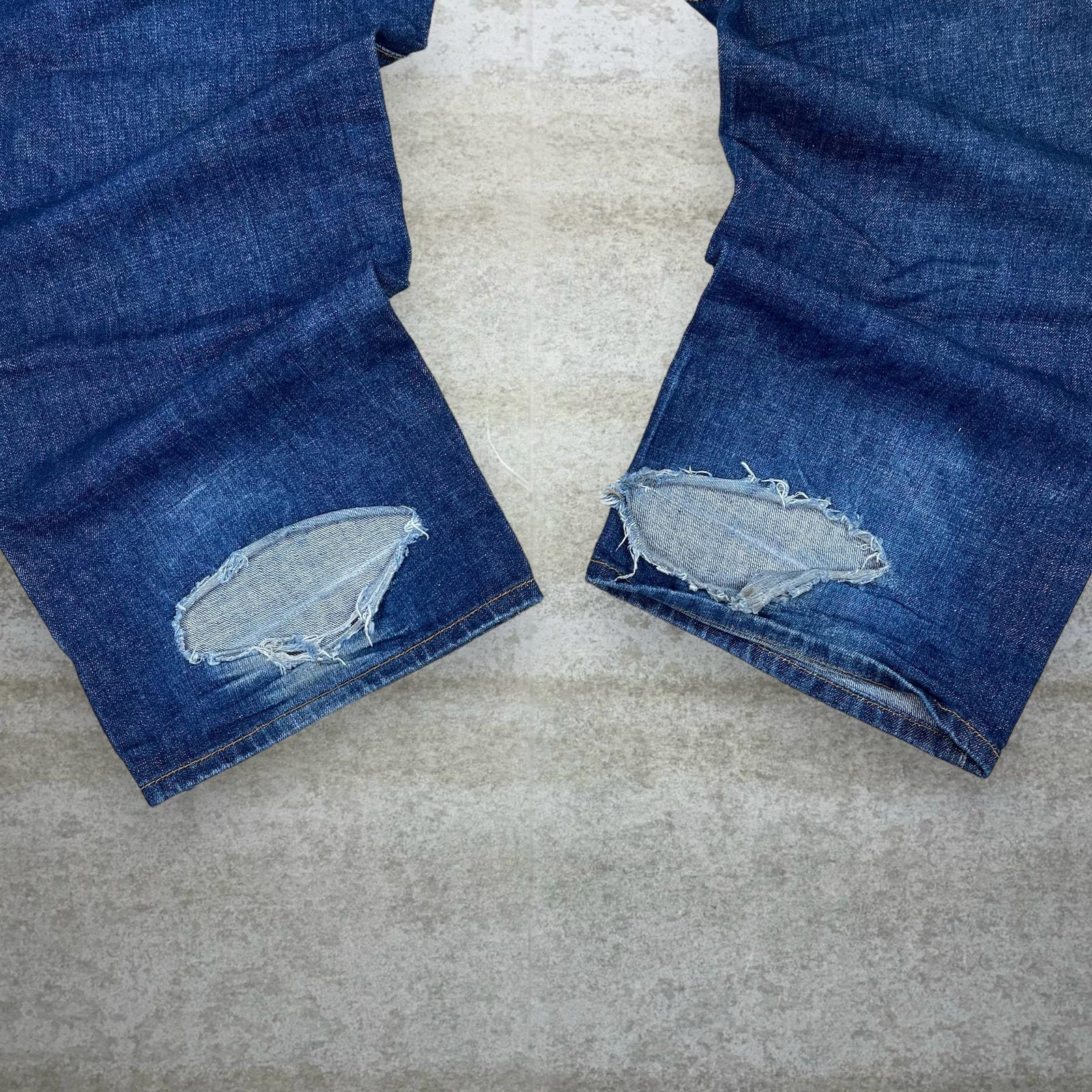 Vintage Skater Wide Leg Jeans 40x32 Evisu Dark Wash Baggy Vintage Skater Wide Leg Jeans 40x32 Evisu Dark Wash Baggy