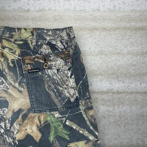 Vintage 90s Mossy Oak Tactical Pants 40x32 Baggy Wide Leg Hunting Camo Cargos image 3