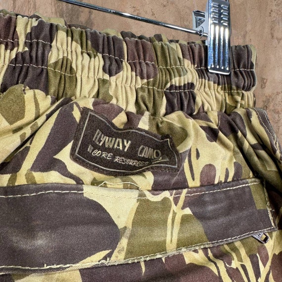 Vintage Duck Hunting Camo Pants Baggy Crazy Woodland … Gem