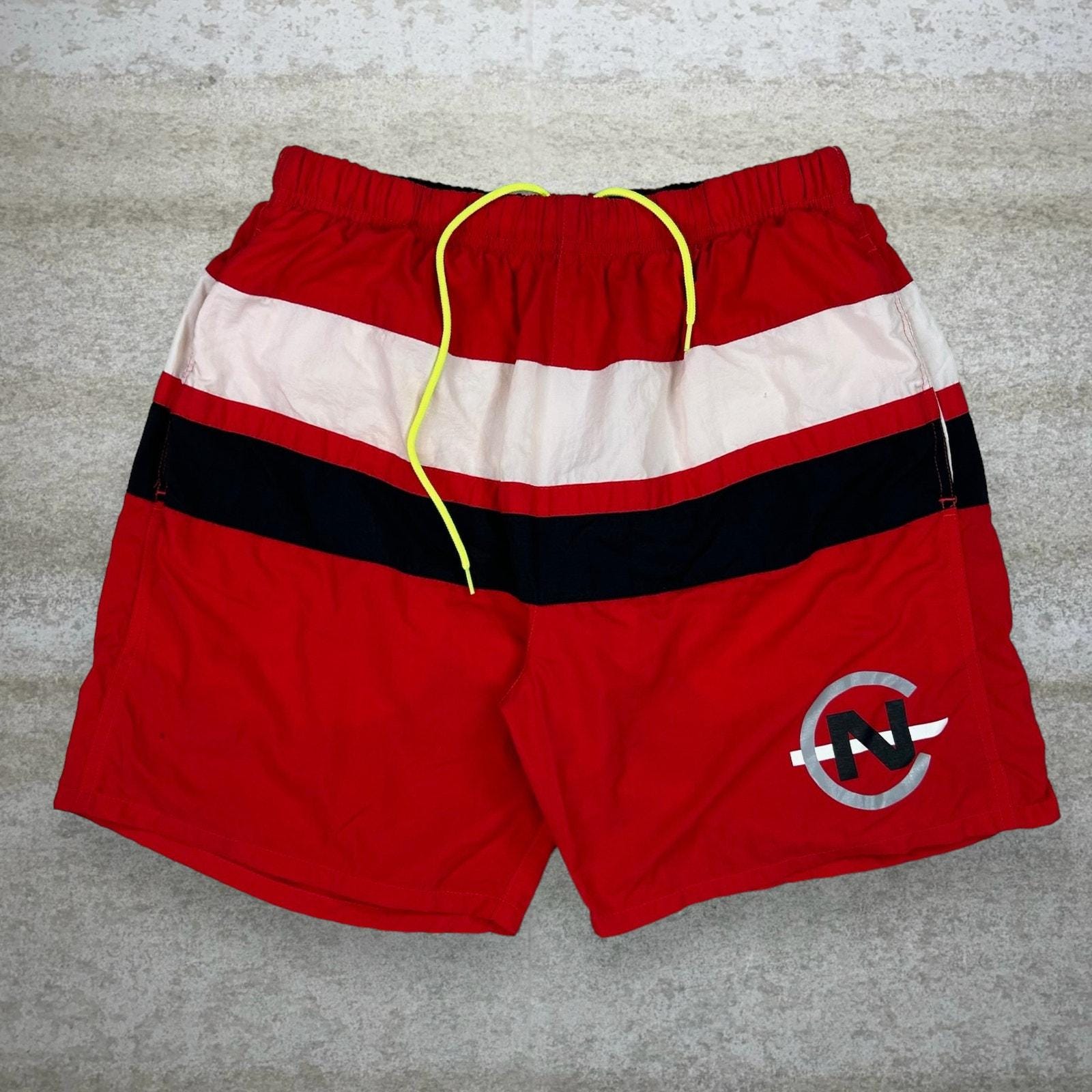 カラーリング◎ 90's nautica swim shorts vintage Nautica Sport Swim Trunks Mens XL Blue Green 90's Vintage | eBay