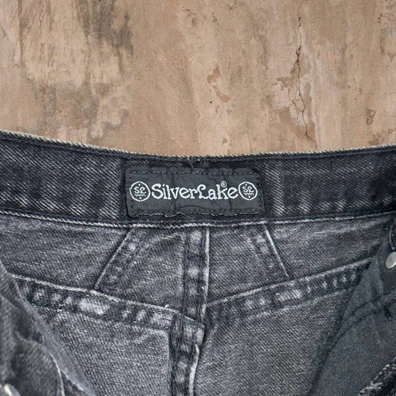 Vintage Wrangler Jeans Smoke Black Wash Work Wear… - image 6