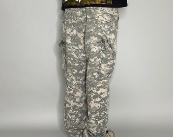 Vintage 90s Military Digital Camo Pants 32x30 Baggy Wide Leg Medium Regular Work