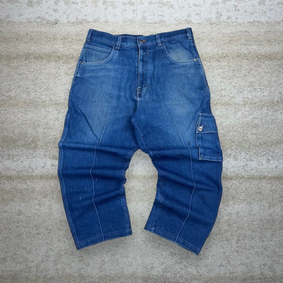 Vintage Skater Wide Leg Jeans 40x34 Fubu Medium W… - image 2