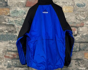 Adidas Jacket Royal Nylon Black 3 - Etsy