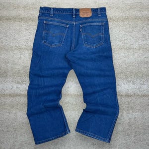 Vintage Levis 517 Jeans Bootcut Flared Fit Made in USA Dark Wash 90s