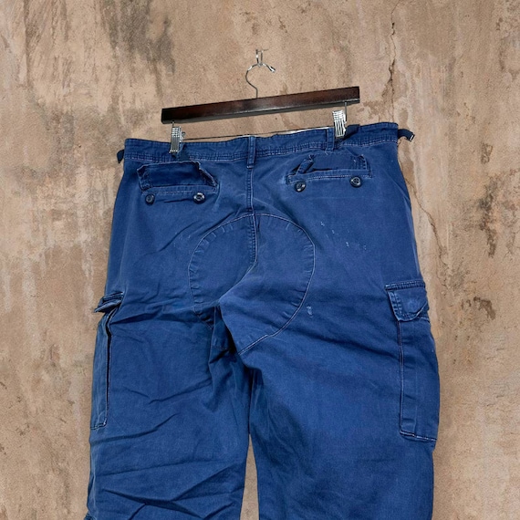 Vintage No Boundaries Cargo Pants Navy Blue Tactical Baggy Fit Work Wear  Y2K 