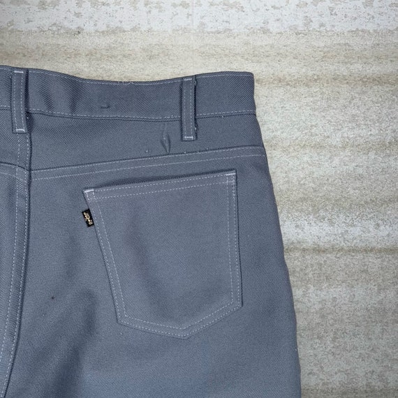 Vintage Grey Levis Dress Pants Straight Fit Black… - image 3