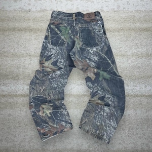 Vintage Wrangler Mossy Oak Hunting Camo Jeans 26x26 Baggy Wide Leg