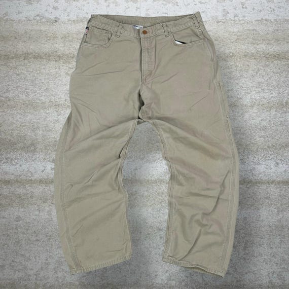 Carhartt painter pants 38×32 Carhartt Men's Relaxed Fit Moss Canvas 38 x 32 ) in the