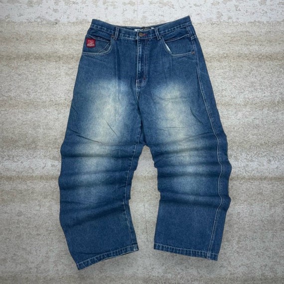 Vintage Skater Wide Leg Carpenter Jeans 34x32 Brooklyn Xpress Dark Wash  Baggy Y2K -  Canada