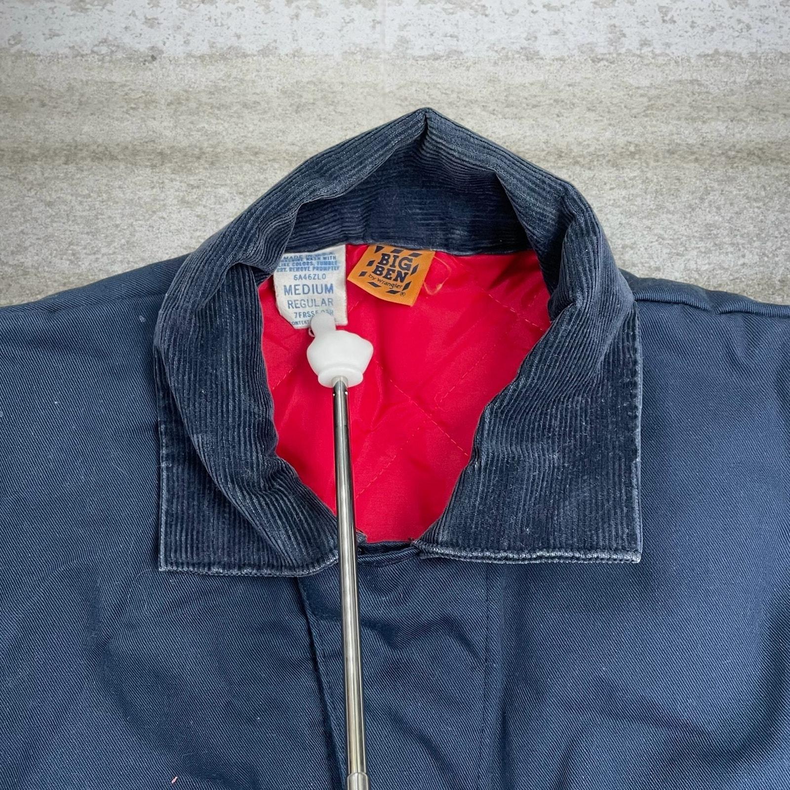 Vintage 80s Wrangler Big Ben Coveralls Mens M Navy Blue Insulated