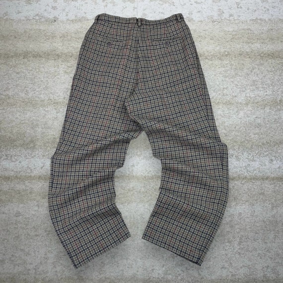 Vintage 1990s Wool Brown Plaid Pants Vintage 1990s Wool Brown Plaid Pants