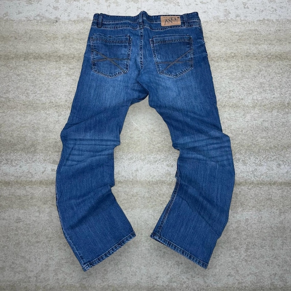 Vintage Y2K Axel Skater Jeans 34x34 Relaxed Fit Dark Wash Denim