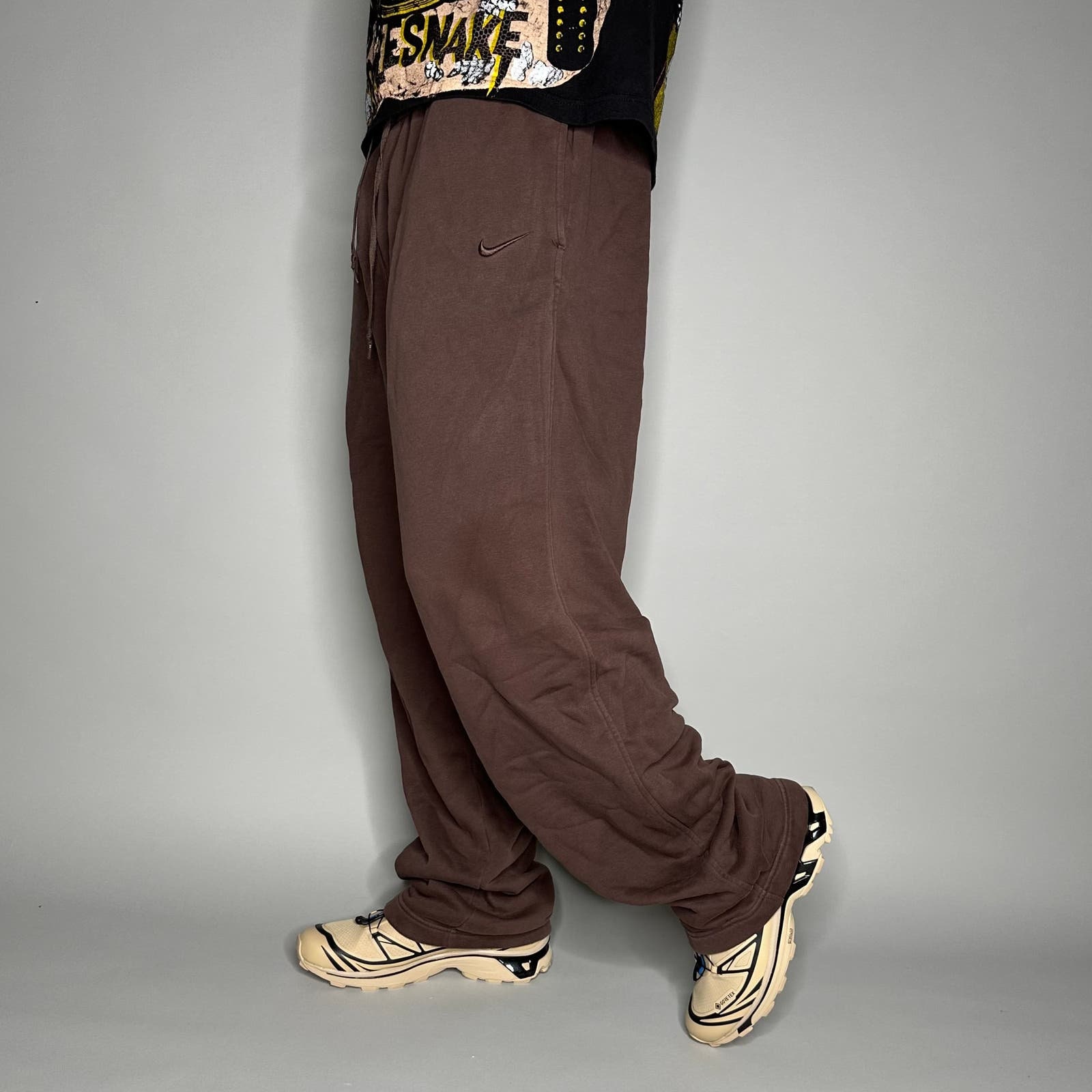 Mens nike wide leg sweatpants 2025