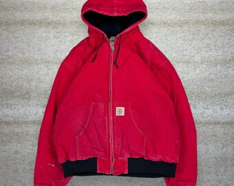 Vintage 1990s Carhartt Aztec Jacket / Workwear / Streetwear