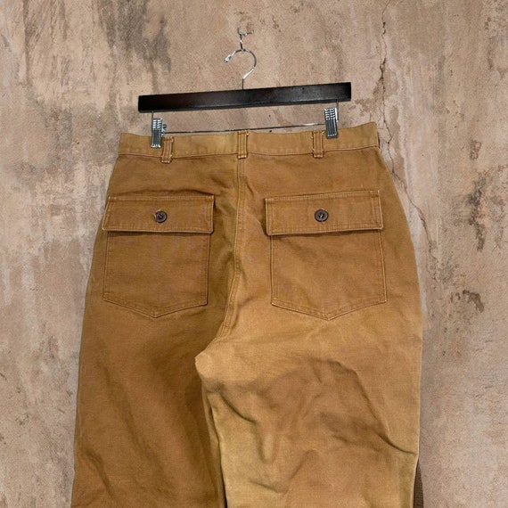 Vintage Walls Double Knees Canvas Work Pants Came… - image 2