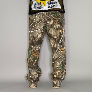 Vintage 90s Mossy Oak Camo Jeans 38x32 Baggy Fit Woodland New With Tags image 3