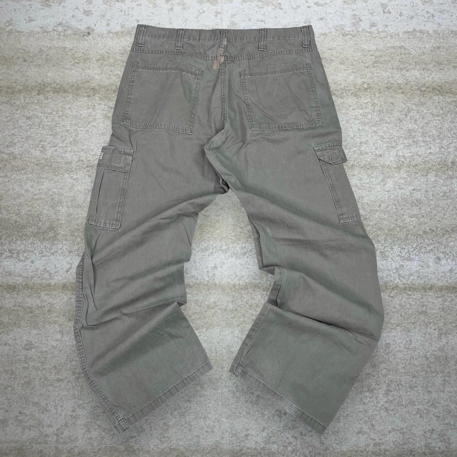 Vintage 90s Wrangler Cargo Pants 36x32 Baggy Wide Leg Fit Hazel