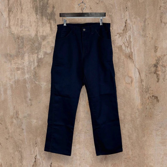 Vintage Dickies Carpenter Pants Navy Blue Relaxed… - image 3