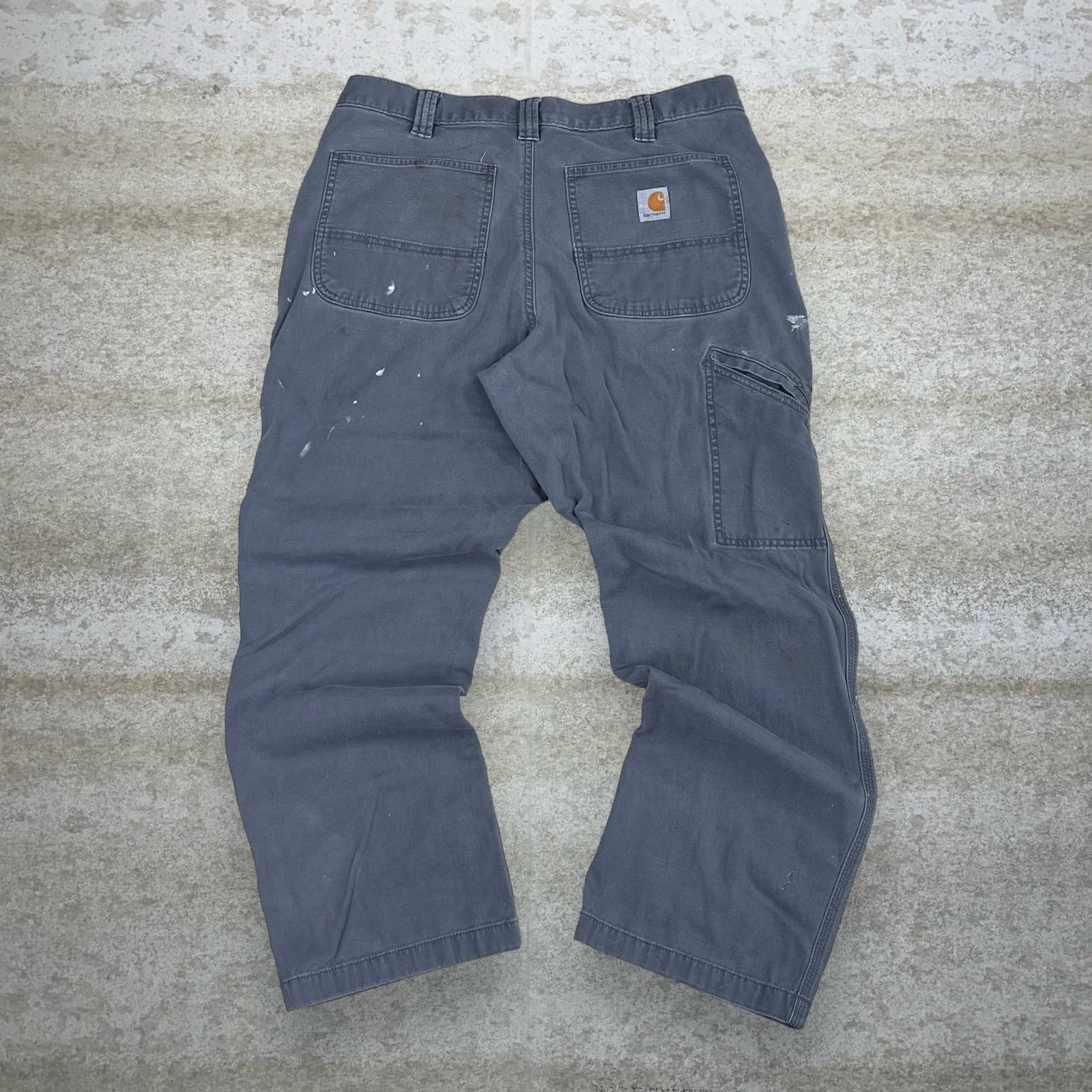 Vintage Carhartt Carpenter Pants Iron Grey Canvas Relaxed