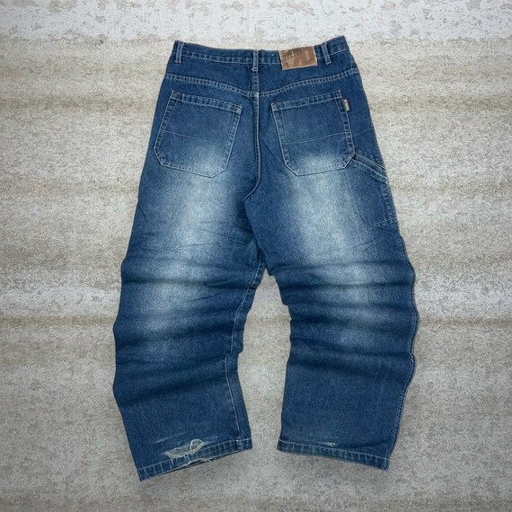Vintage Skater Wide Leg Carpenter Jeans 34x32 Brooklyn Xpress Dark Wash  Baggy Y2K -  Canada