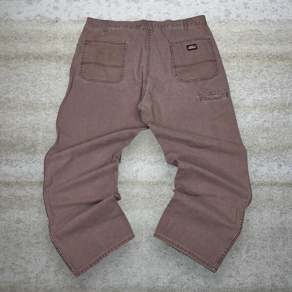 Vintage 90s Dickies Carpenter Pants 42x30 Baggy Fit Chocolate