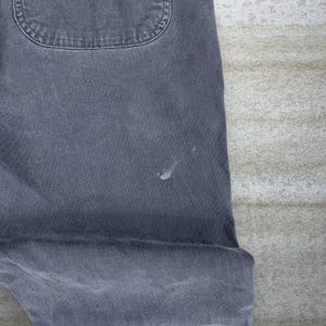 Vintage 90s Carhartt Carpenter Pants 38x32 Straight Fit Iron Grey Dungarees image 6
