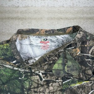 Vintage 90s Mossy Oak Shirt Mens L Hunting Camo Cotton Long Sleeve Woodland image 3
