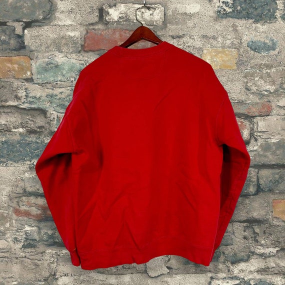 Vintage Starter Sweatshirt Crimson Red Cotton Hea… - image 2