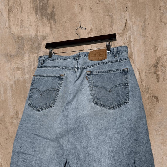 Vintage Levis 565 Loose Fit Jeans Wide Leg Light Wash Red Tab - Etsy
