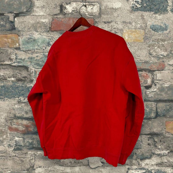 Vintage Starter Sweatshirt Crimson Red Cotton Hea… - image 5