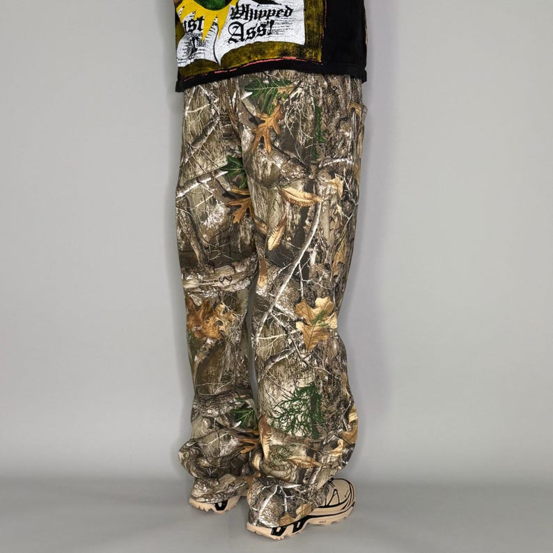 Vintage 90s Mossy Oak Camo Jeans 38x32 Baggy Fit Woodland New With Tags image 4